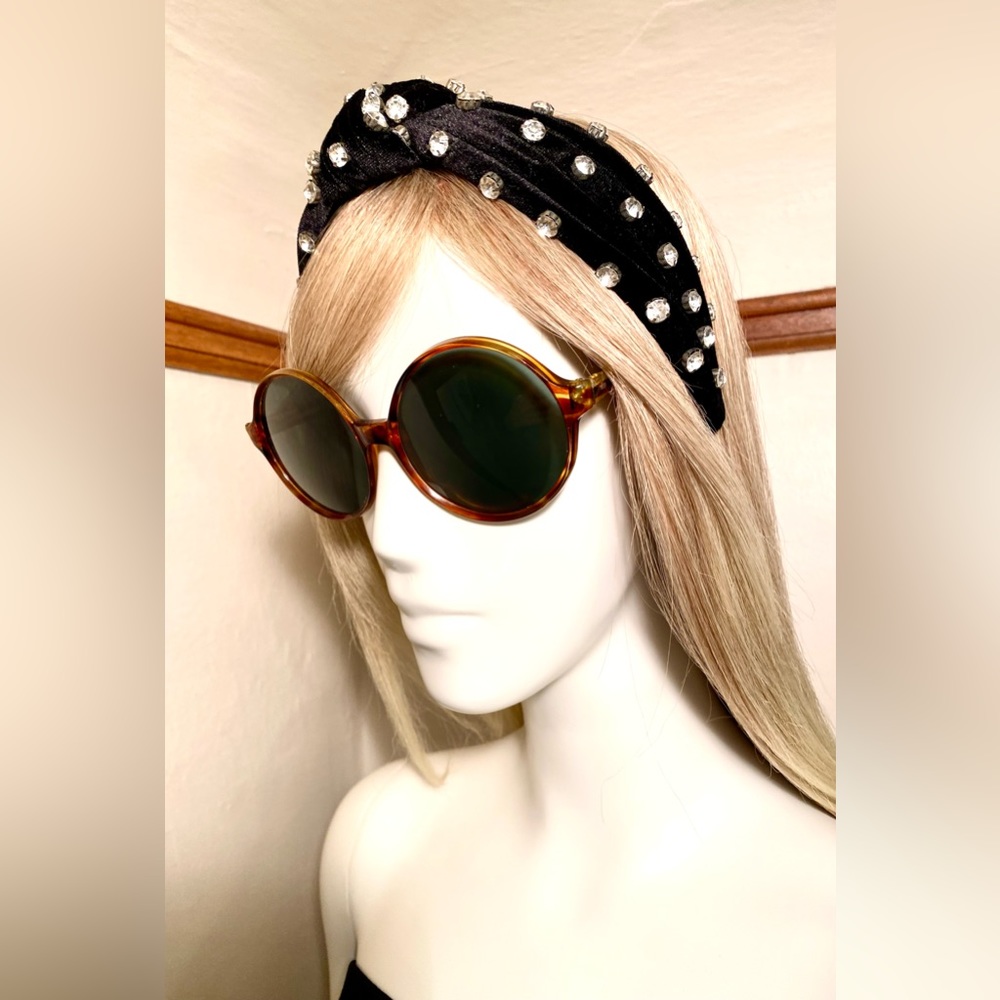 Rein-Stone Headband - Black
